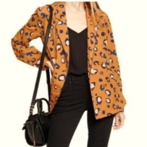 Phillip Lim for target animal print blazer style top
